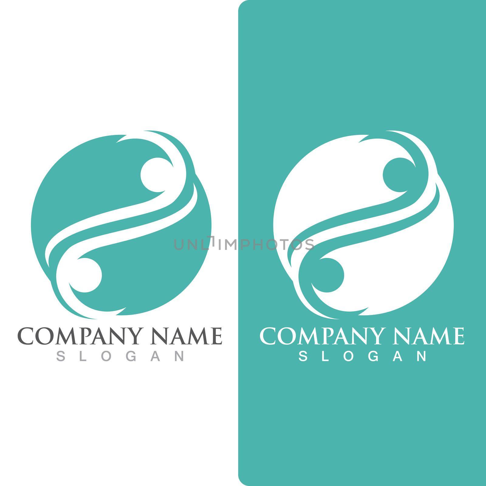 Community group logo, network and social icon vector