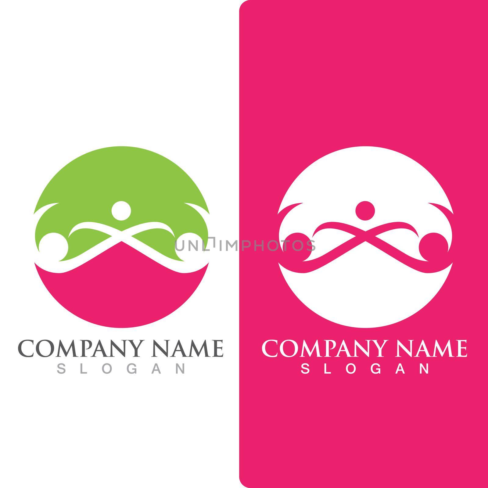 Community group logo, network and social icon by Mrsongrphc