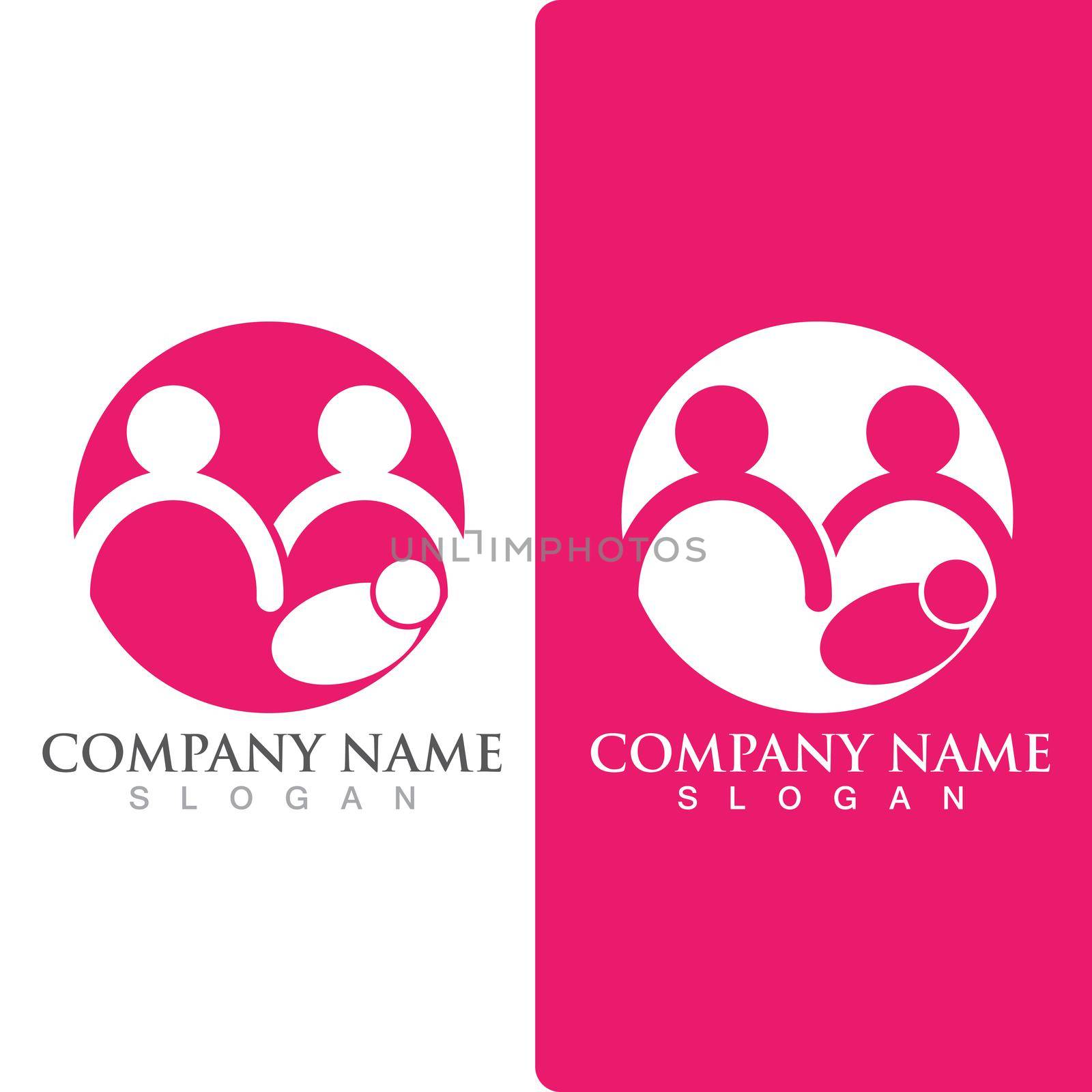 Adoption logo and symbol social icon design by Mrsongrphc