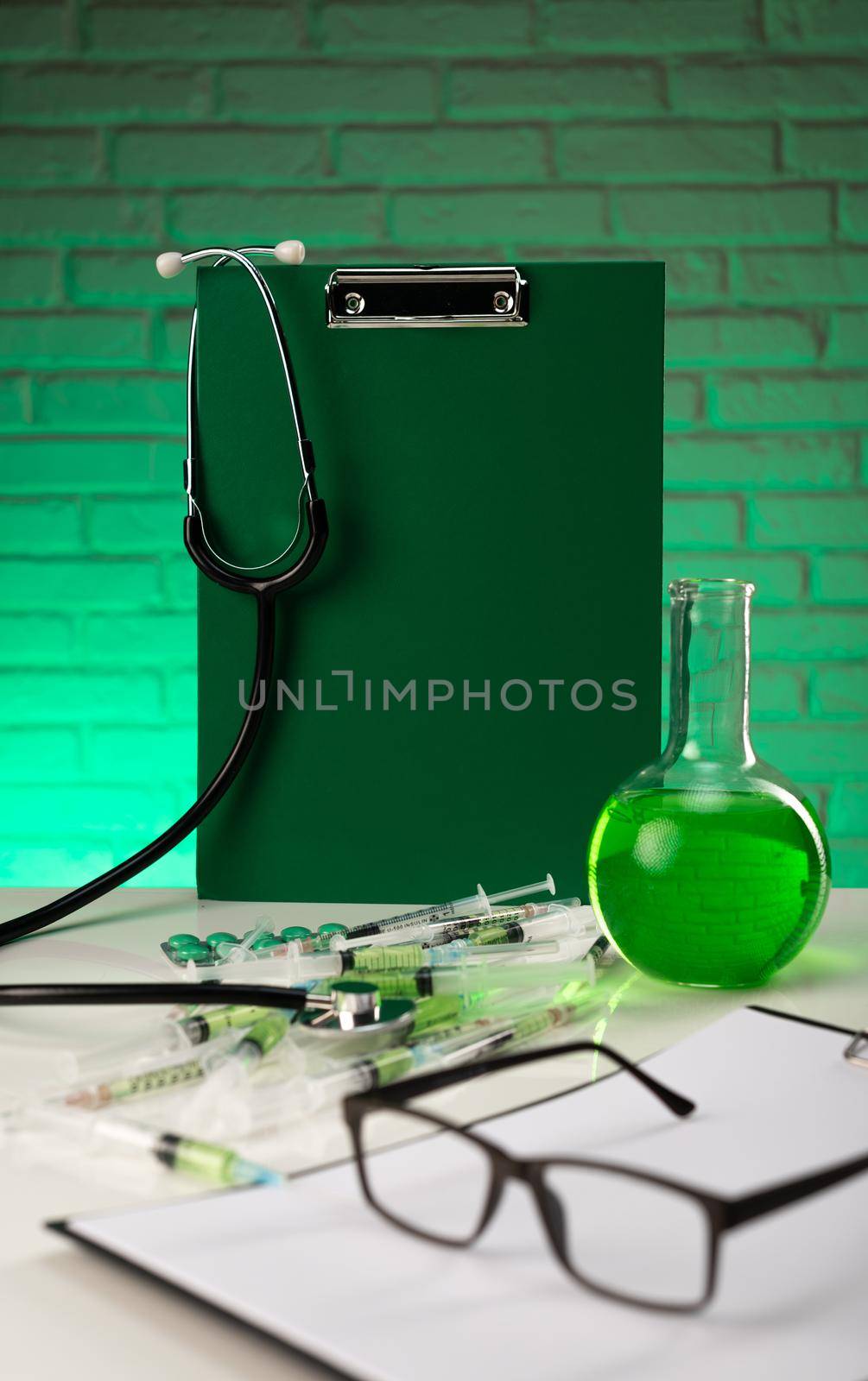 the doctor's medical instruments are on the table by Rotozey