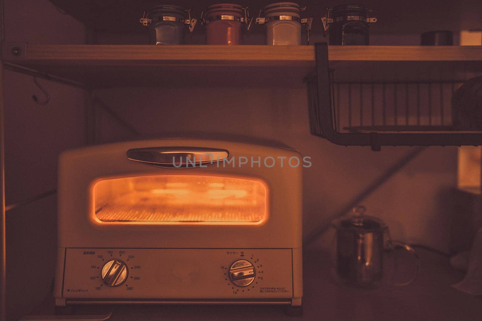 Retro oven toaster image. Shooting Location: Yokohama-city kanagawa prefecture