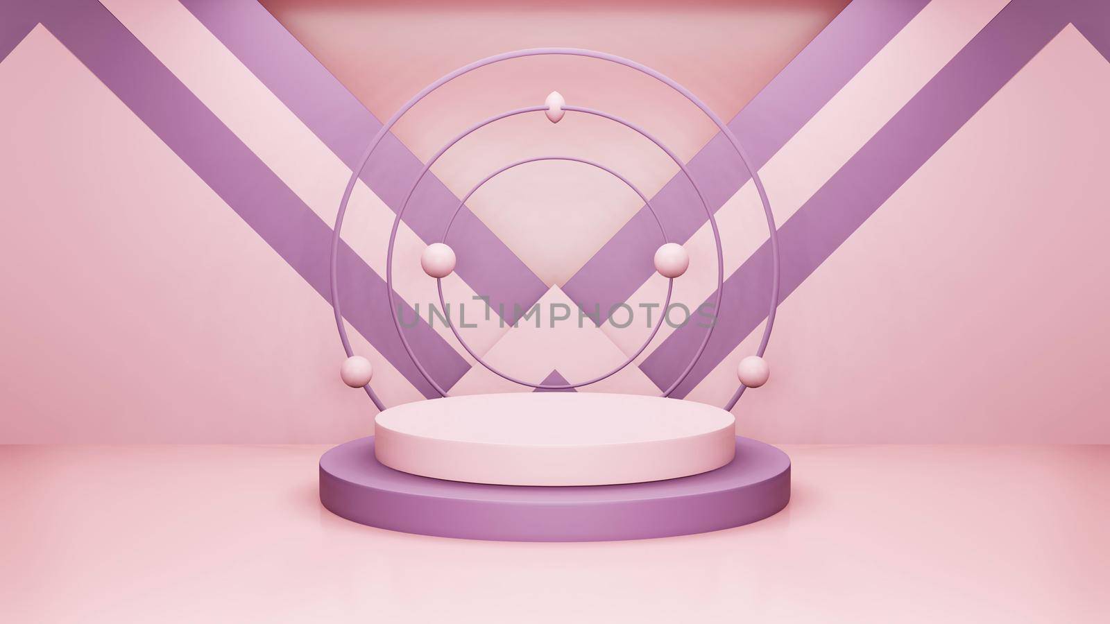 3d render, abstract geometric background, minimalistic primitive shapes, modern mock up, blank template, empty showcase, shop display. by Benzoix