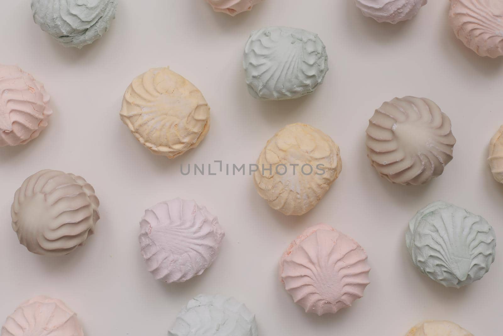 candy pastel coloured marshmallow sweets pattern texture background