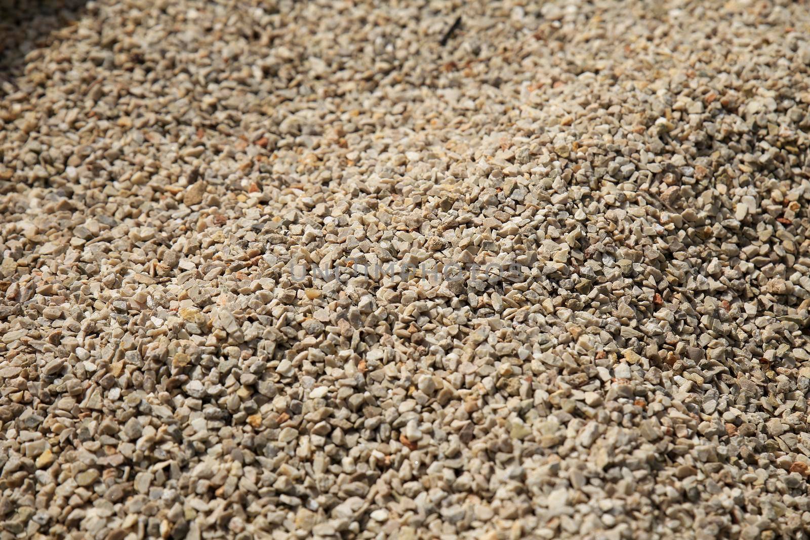 Mountain of volcanic gravel for sale for landscaping