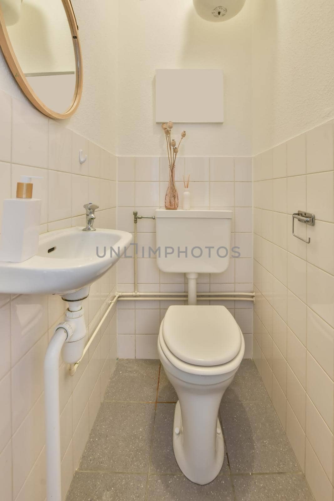 Bathroom interior in white tones by casamedia