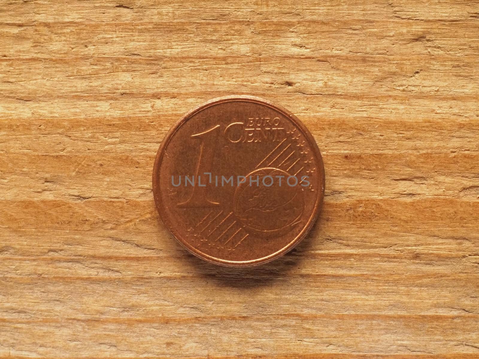 1 cent coin common side, currency of Europe by claudiodivizia