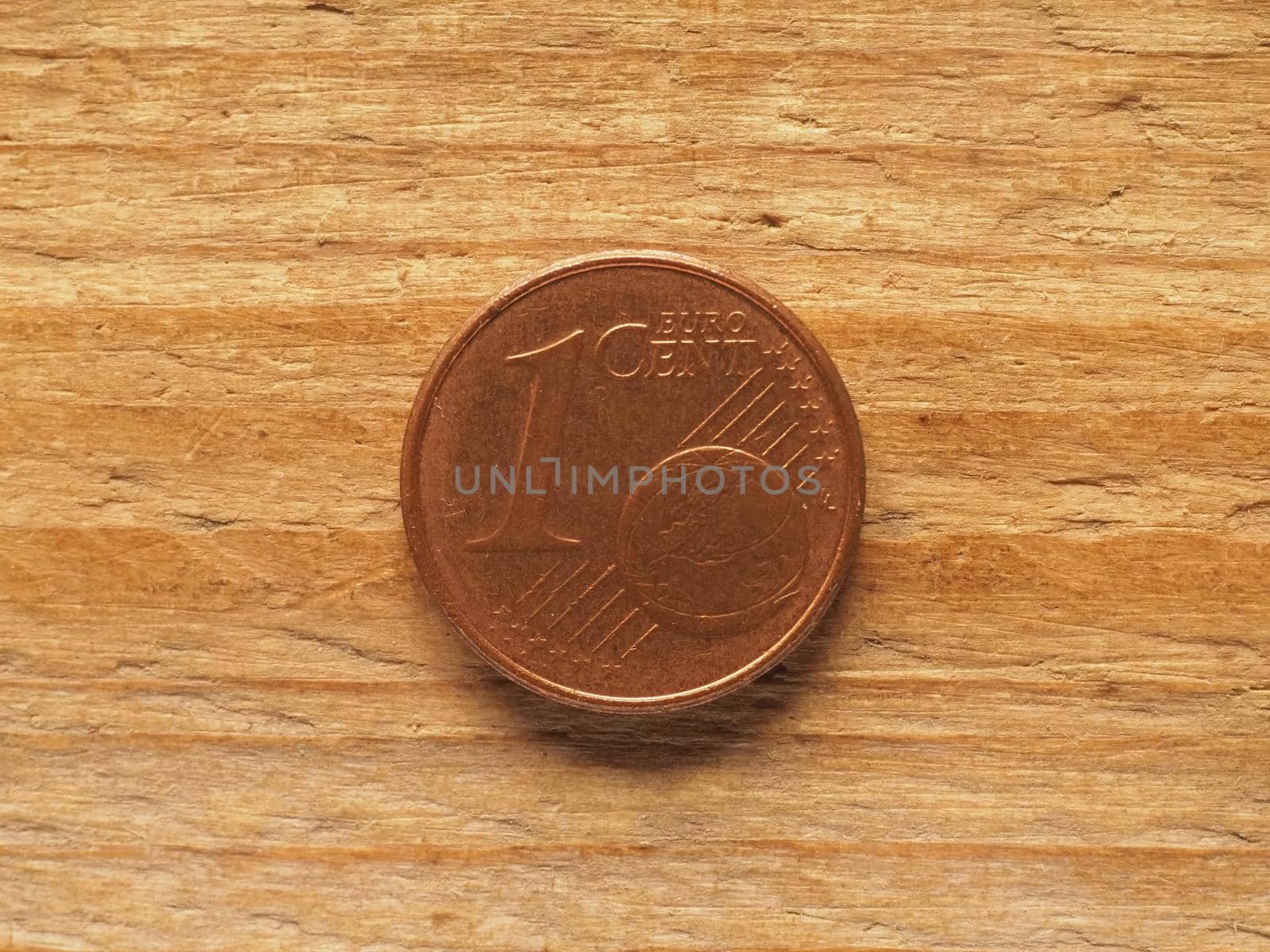 one cent coin common side, currency of the European Union