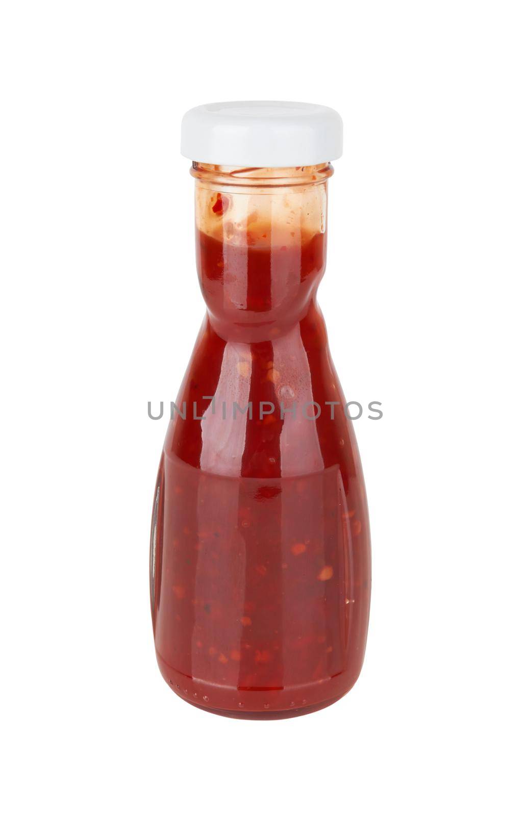 Bottle of tomato sauce by pioneer111