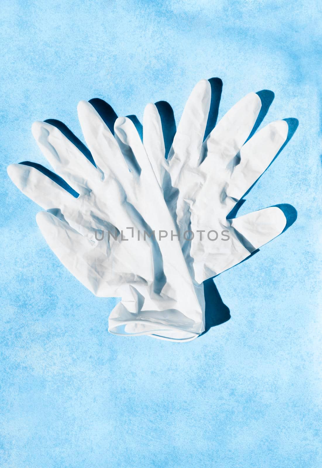 Pair of surgical glove studio shot by victimewalker