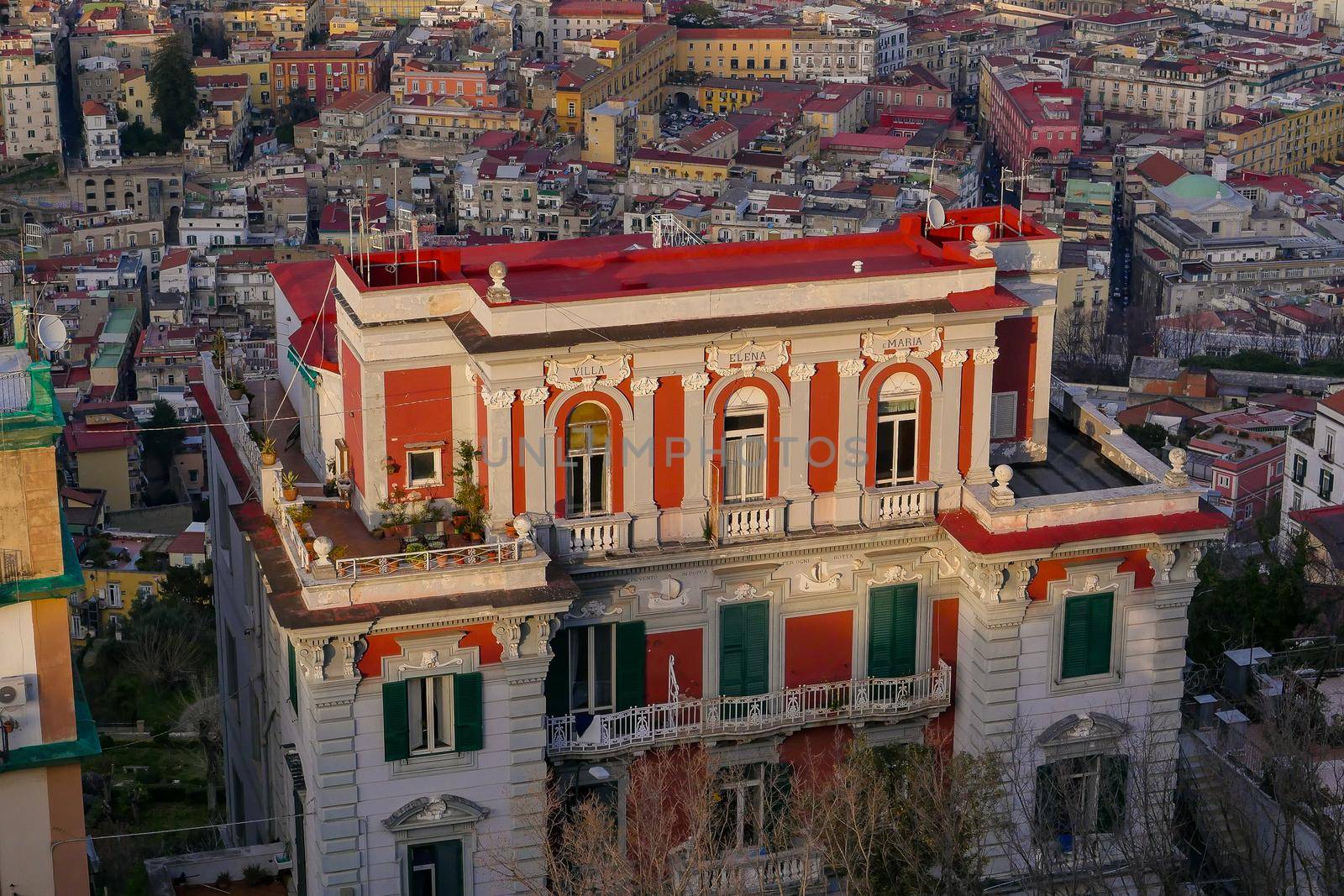 Italy, Campania, Naples, historical centre classified as World Heritage by UNESCO, general view of the city, High quality photo