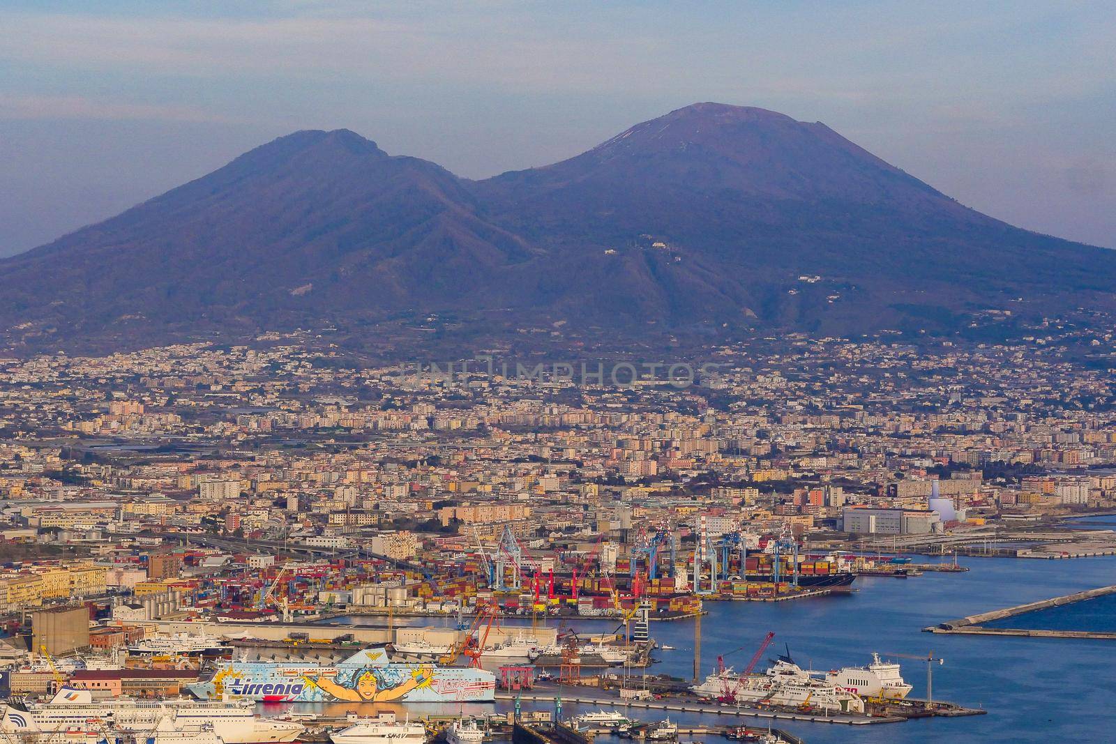 Italy, Campania, Naples, historical centre classified as World Heritage by UNESCO, general view of the city, High quality photo