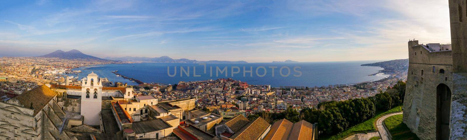 Italy, Campania, Naples, historical centre classified as World Heritage by UNESCO, general view of the city, High quality photo