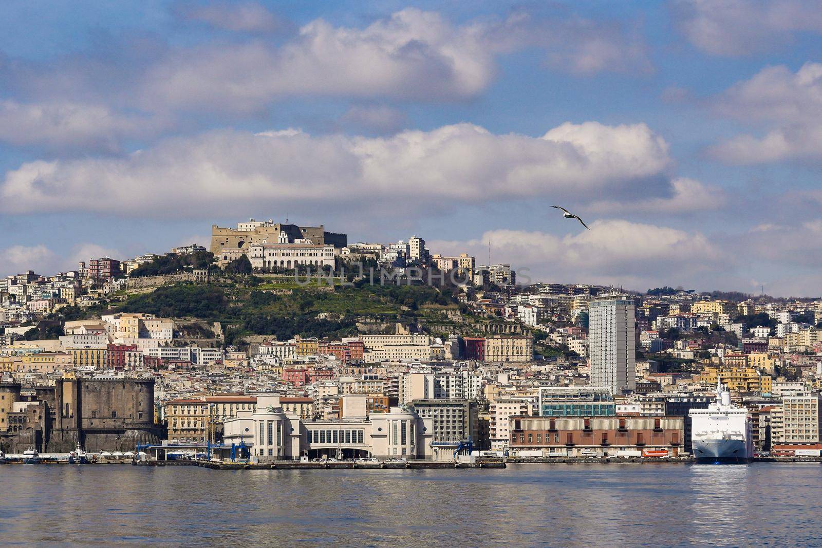 Daylight view of beautiful Procida in sunny summer day, Procida Island, Italy, High quality photo
