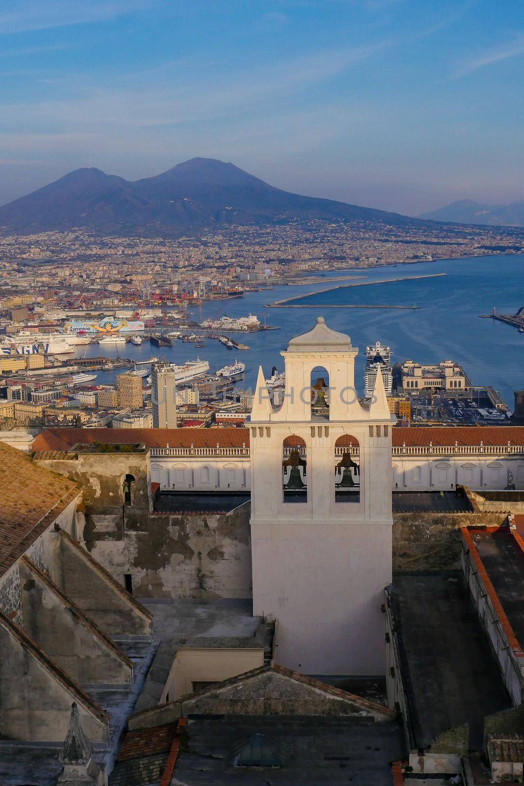 Italy, Campania, Naples, historical centre classified as World Heritage by UNESCO, general view of the city, High quality photo