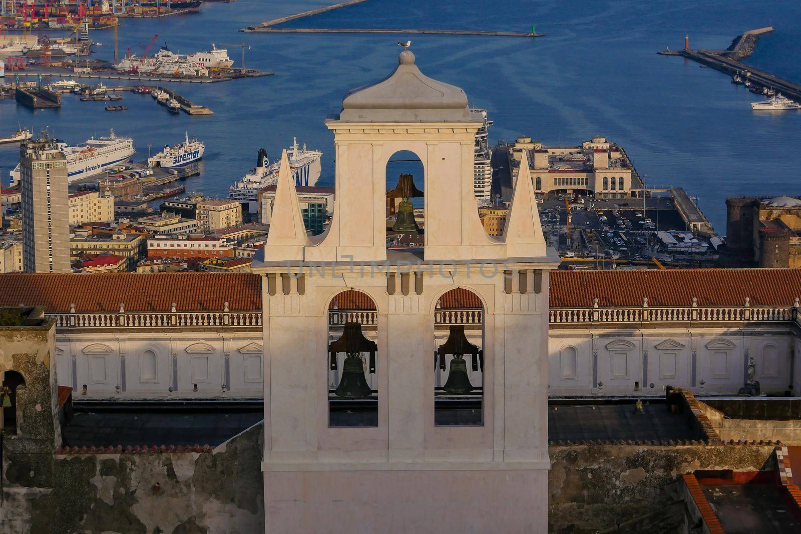 Italy, Campania, Naples, historical centre classified as World Heritage by UNESCO, general view of the city, High quality photo
