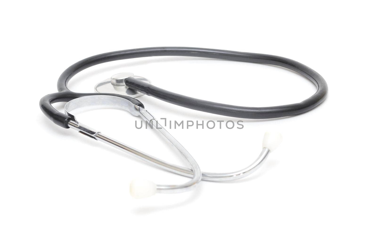 Stethoscope isolated on white background. by andre_dechapelle