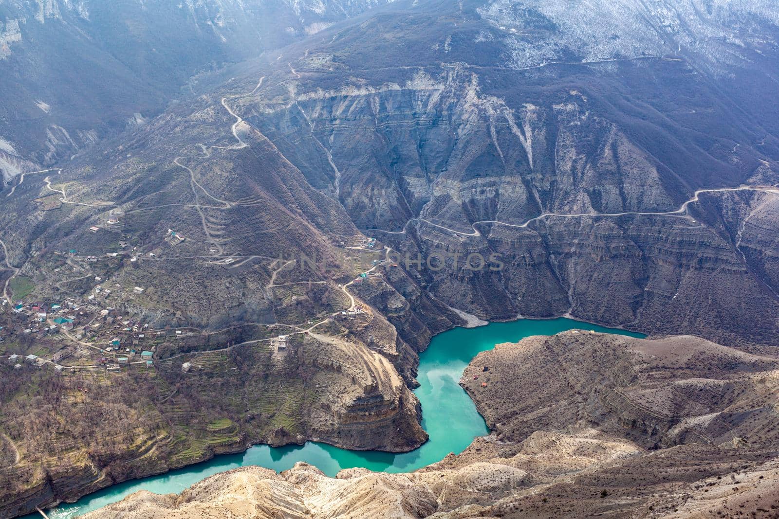 Sulak canyon is one of the deepest canyons in the world by AnatoliiFoto