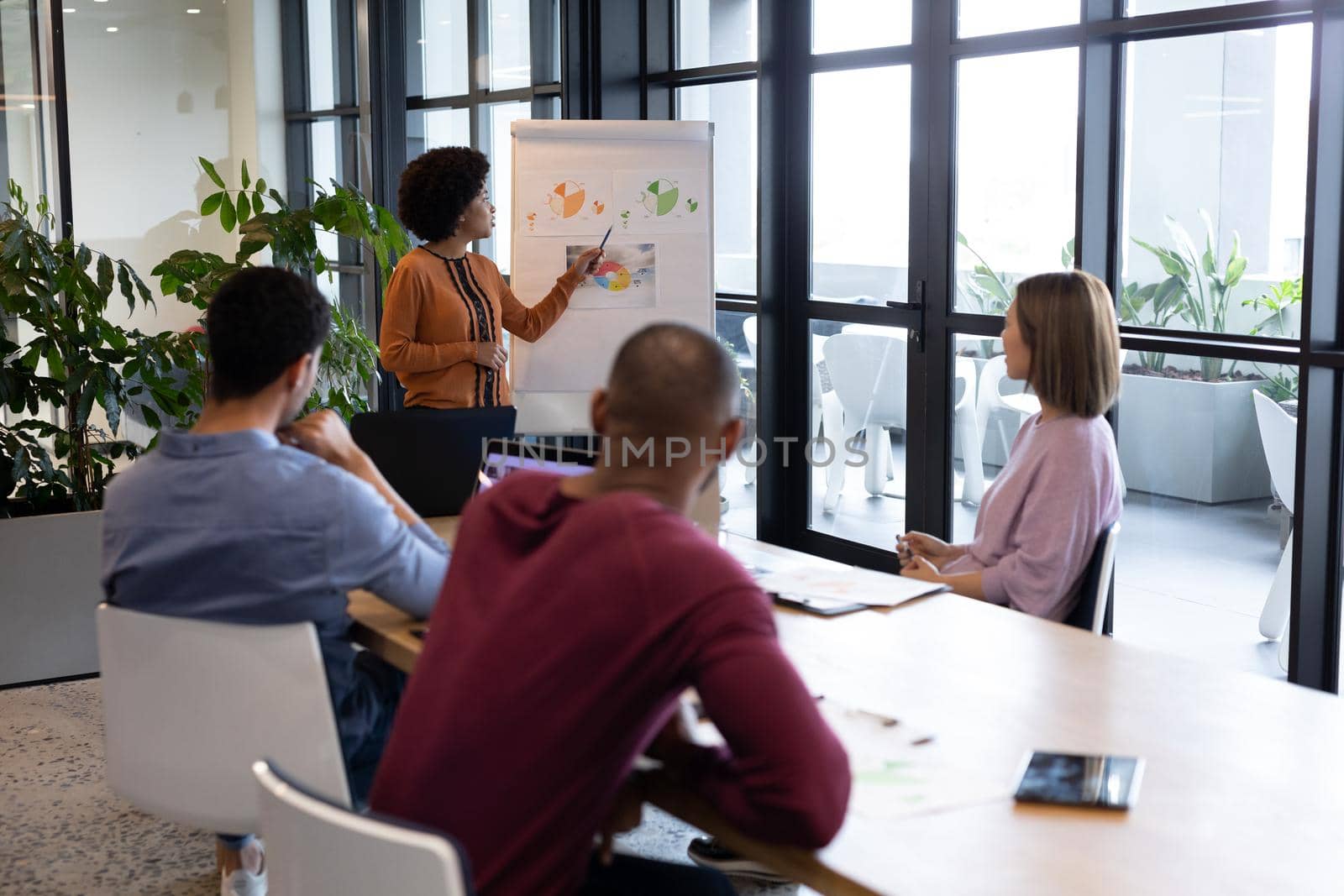 Diverse group of business people working in creative office by Wavebreakmedia