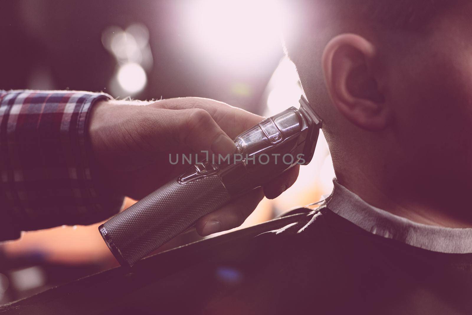 Close up of hair clipper. Person getting a haircut by Ashtray25