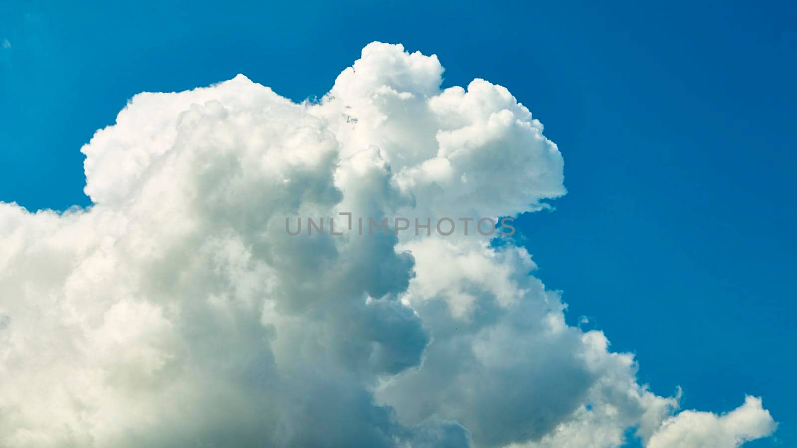 beautiful voluminous cloud in the sky