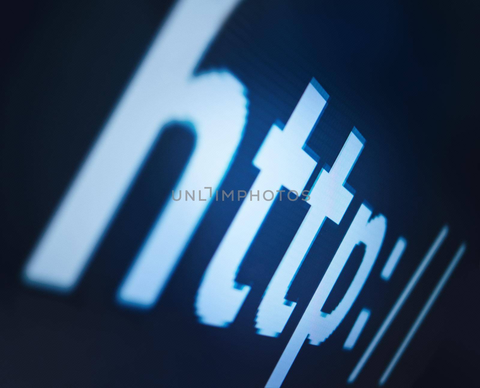 New website alert. Closeup of a search bar on a computer screen. by YuriArcurs