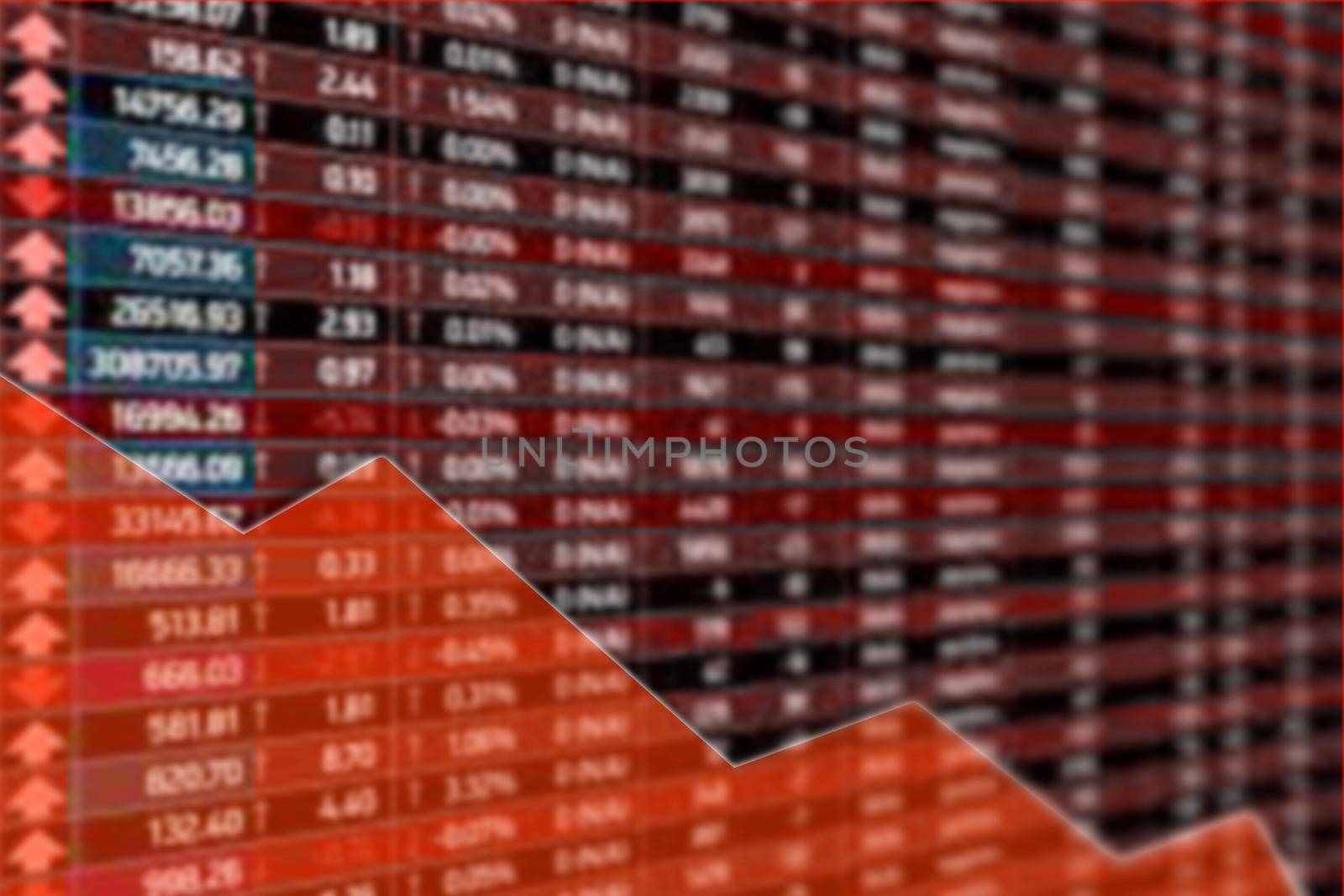 finance market graph show business volatility