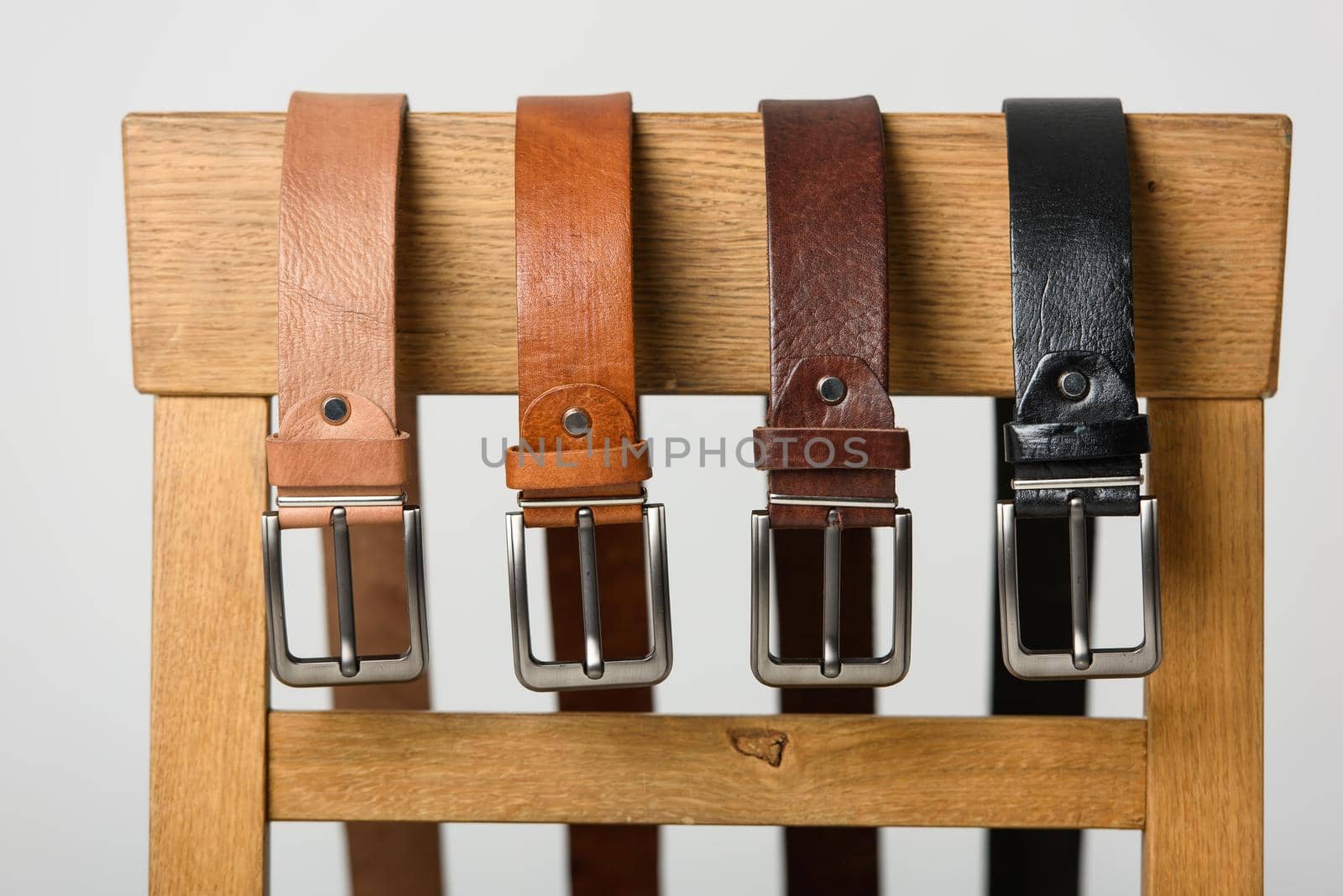 A set of colorful mens genuine sueded leather belts. fashion accessories by Ashtray25