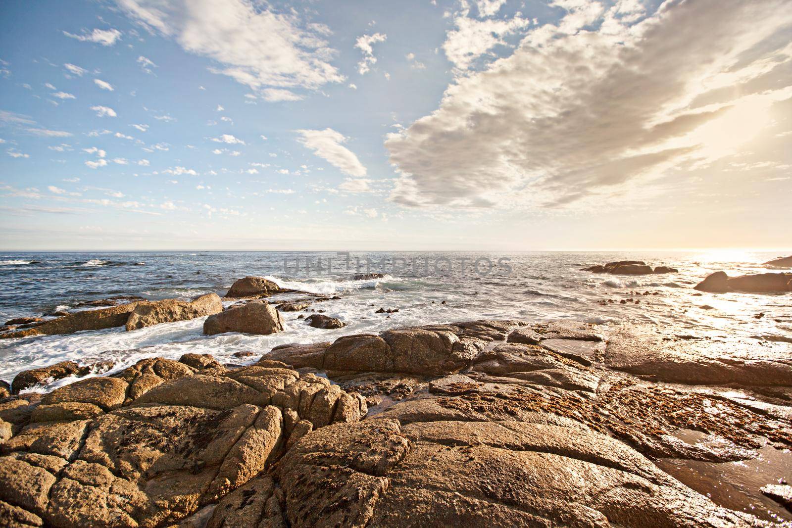 A rocky but scenic coastline.