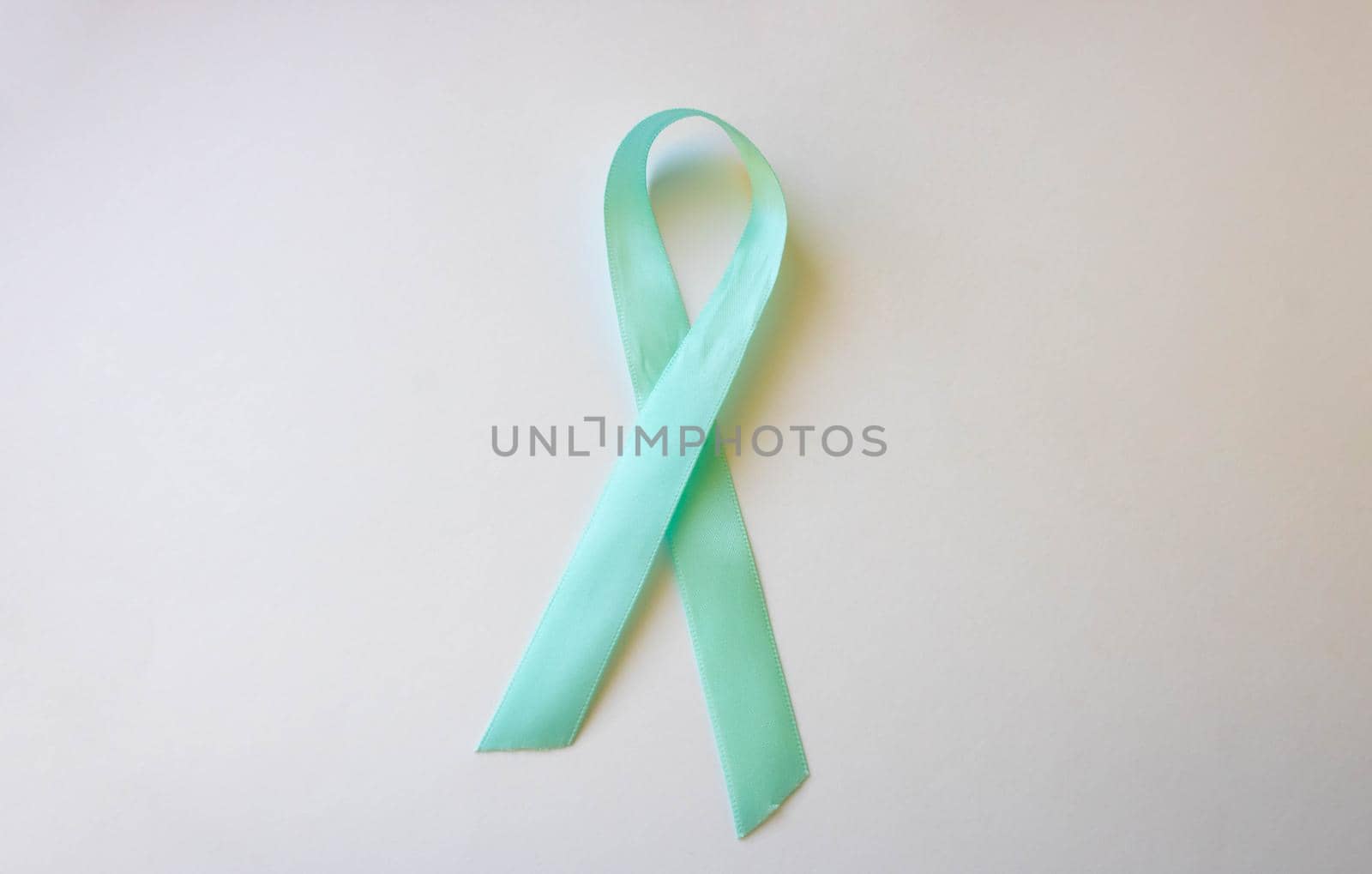 The symbol of Kidney Day is a blue ribbon on a white background. Healthcare concept by lapushka62