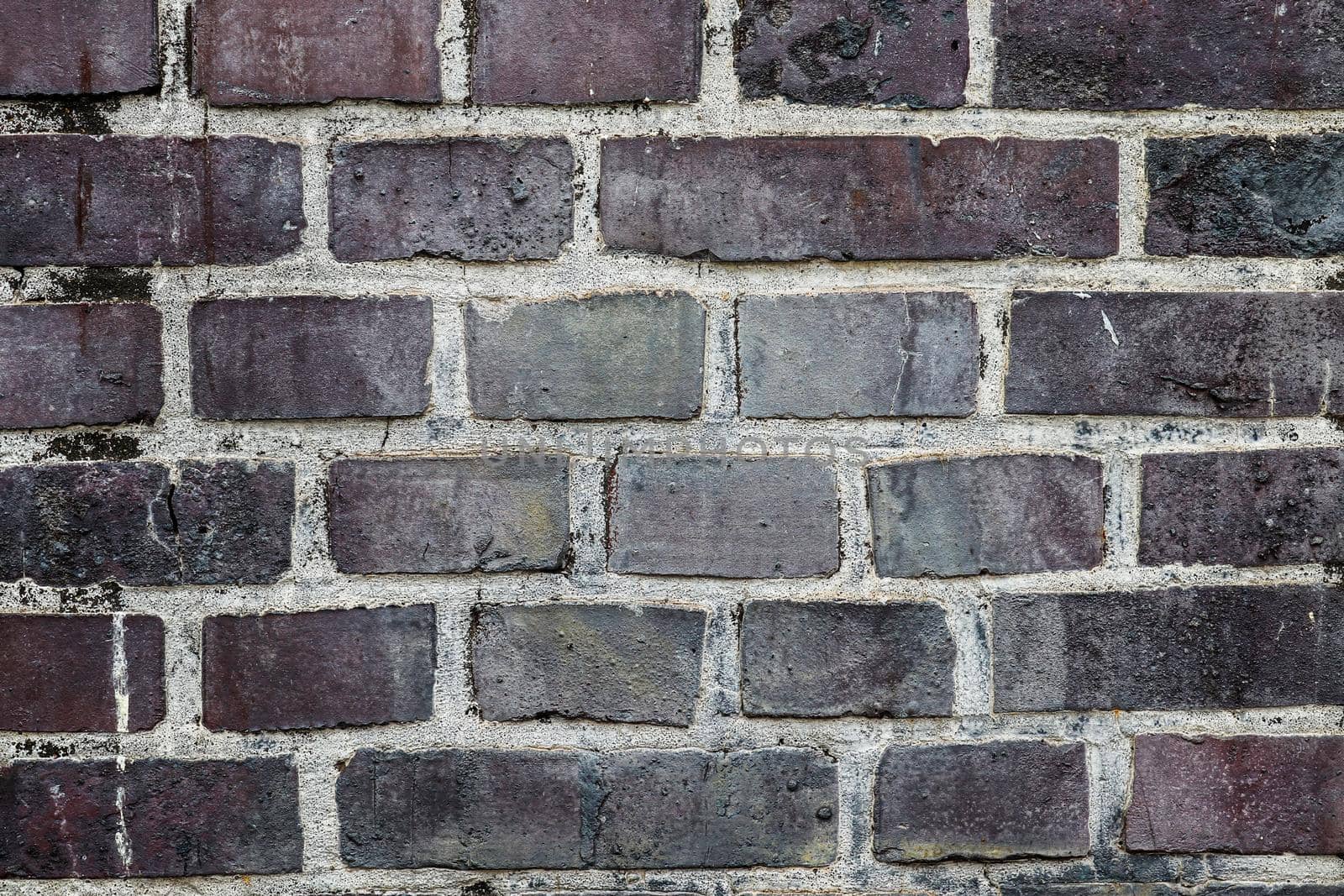 Old brick wall. Texture of old weathered brick wall panoramic background by MP_foto71