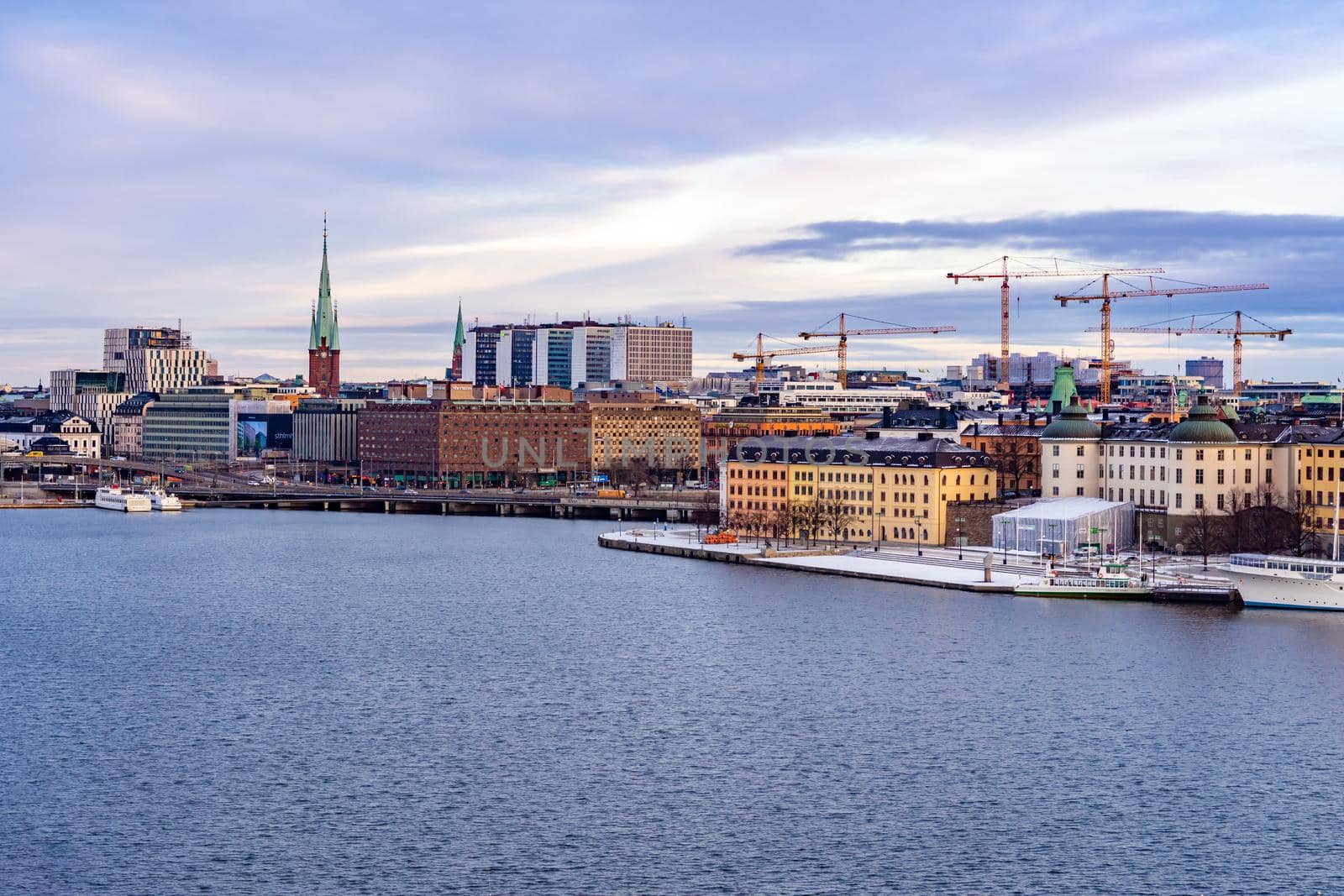 Stockholm Skyline (January) by bildgigant