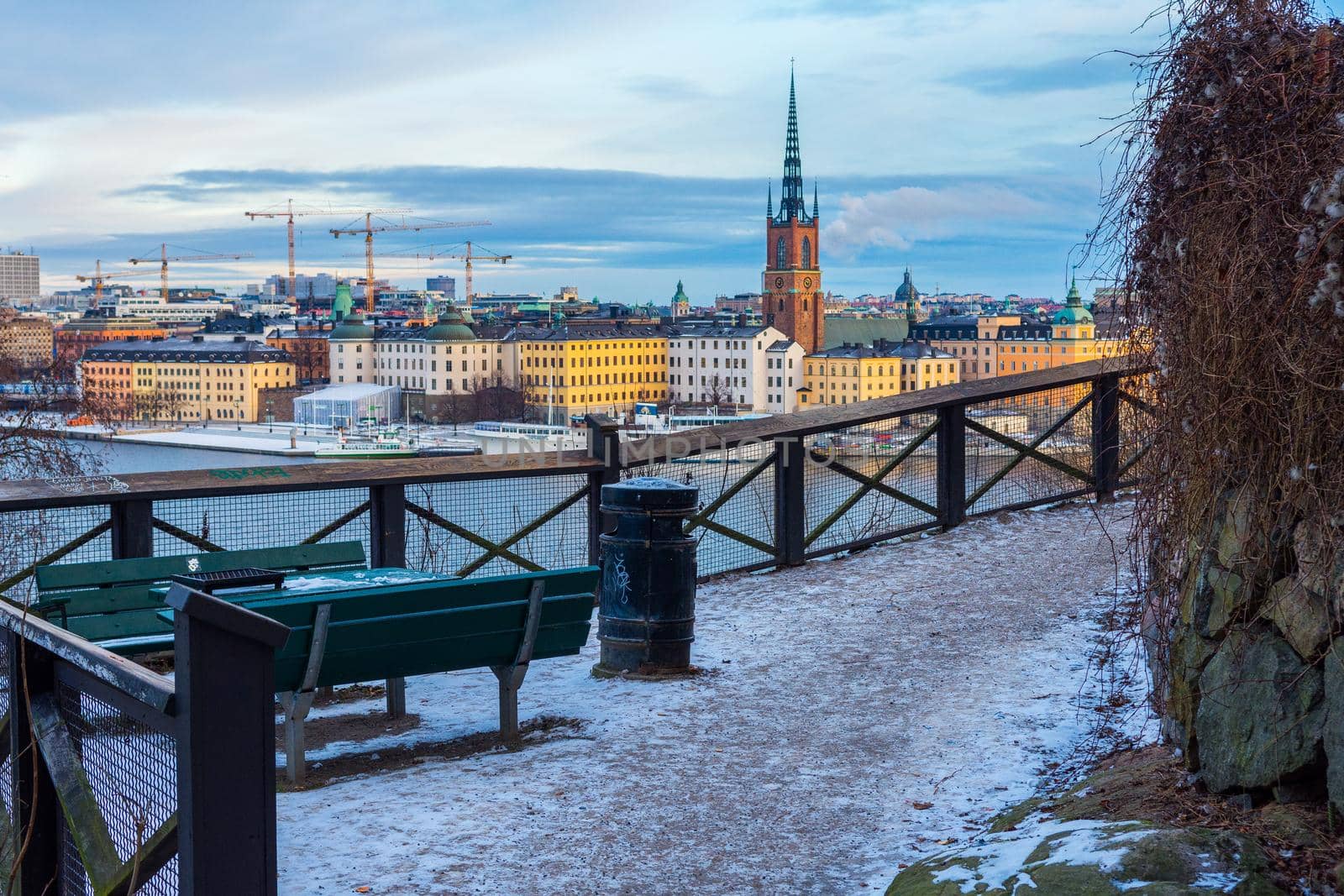 Stockholm Skyline (January) by bildgigant