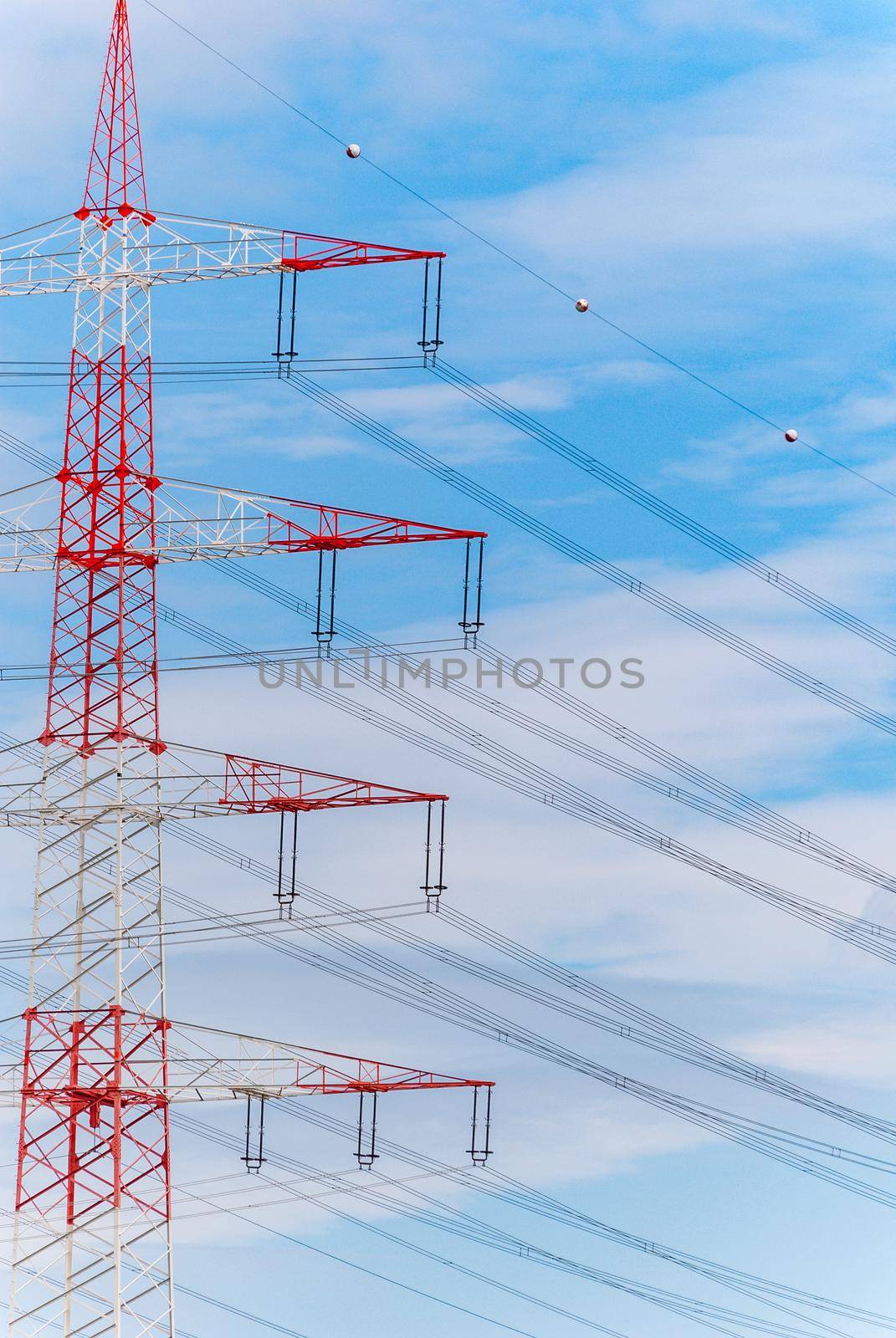 Pylons near Darmstadt (germany)