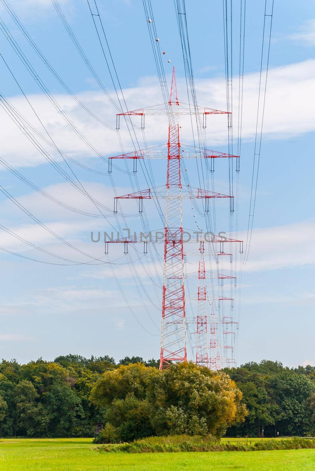 Pylons near Darmstadt (germany) by bildgigant