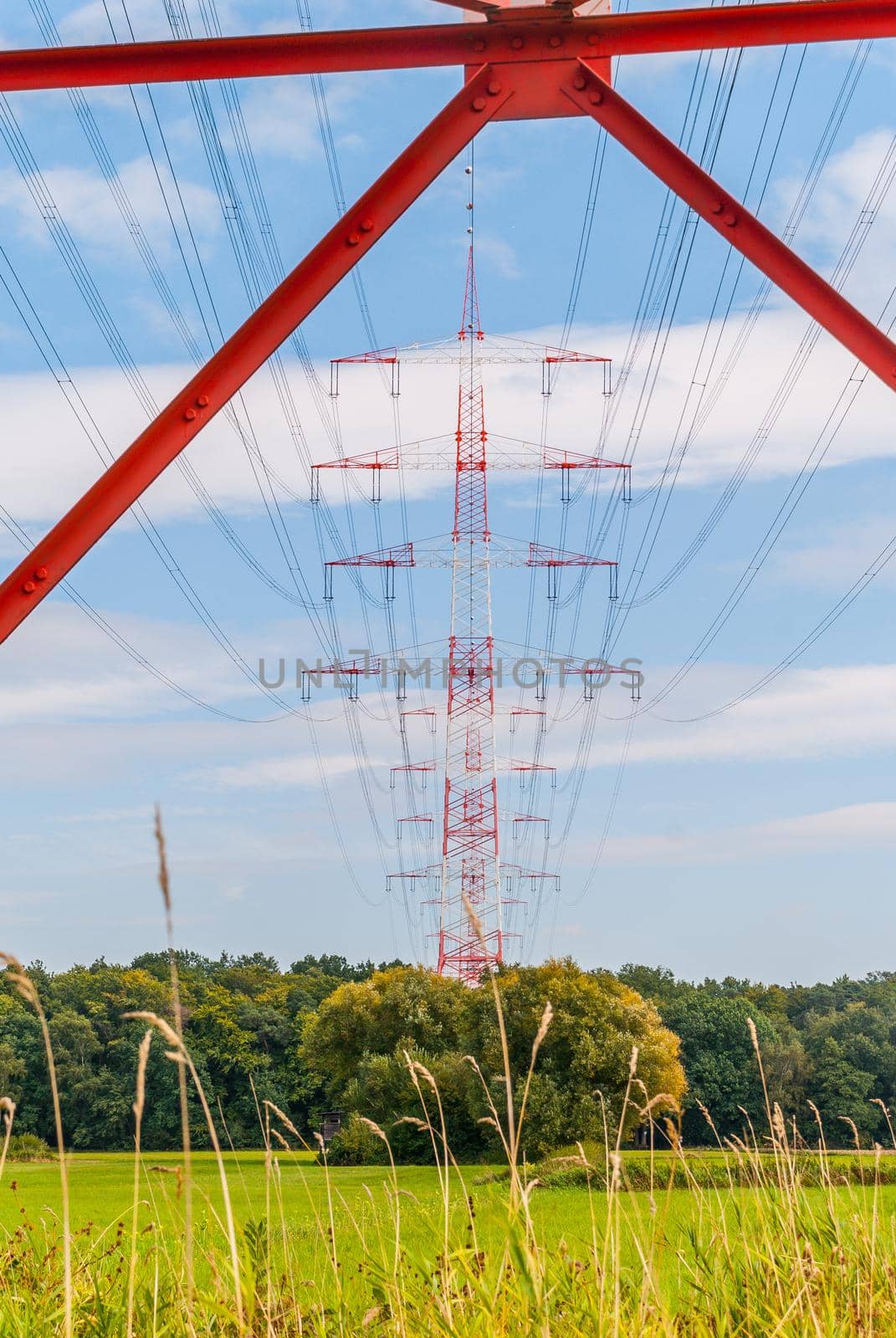 Pylons near Darmstadt (germany)