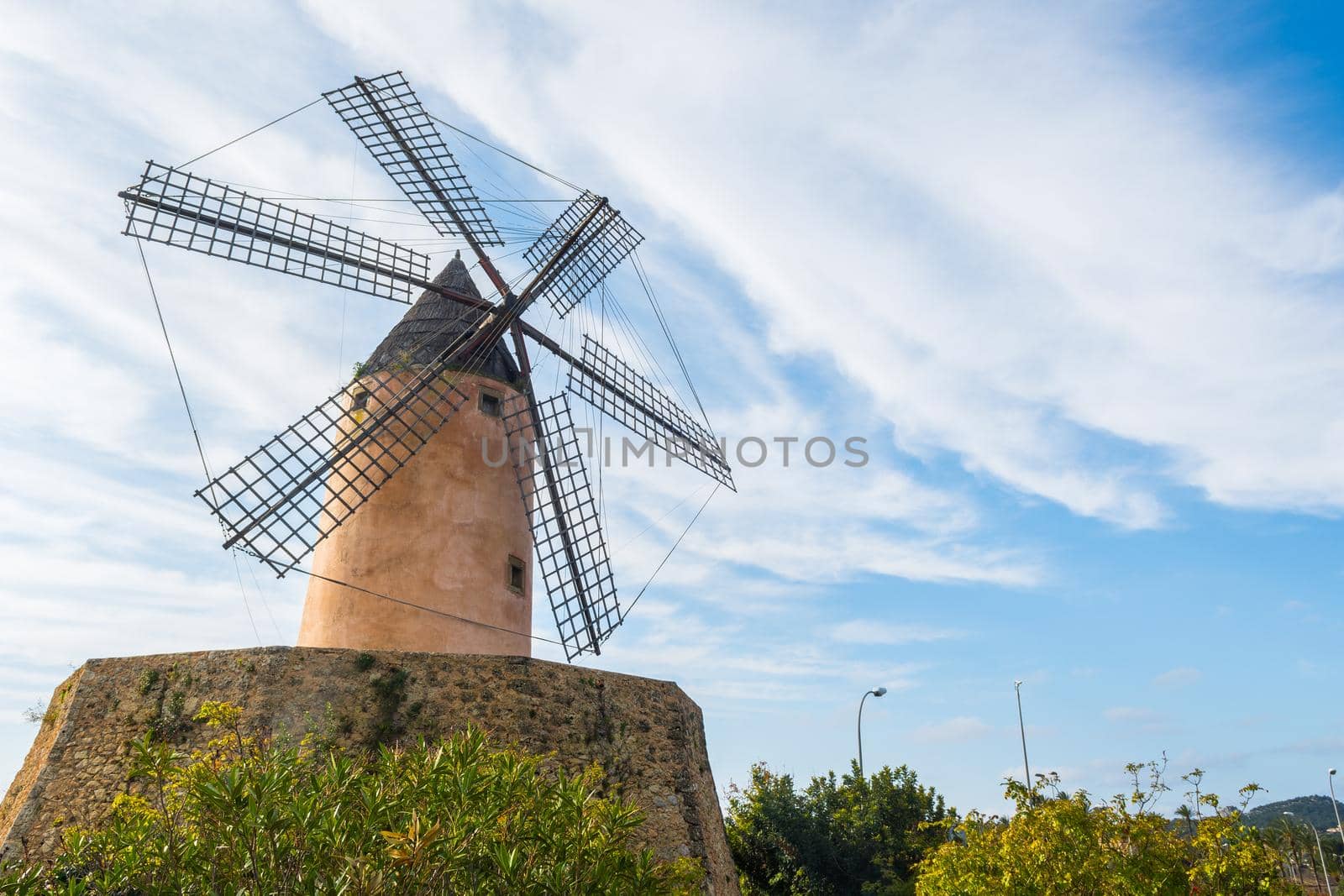 Typical wind mill, Majorca by bildgigant