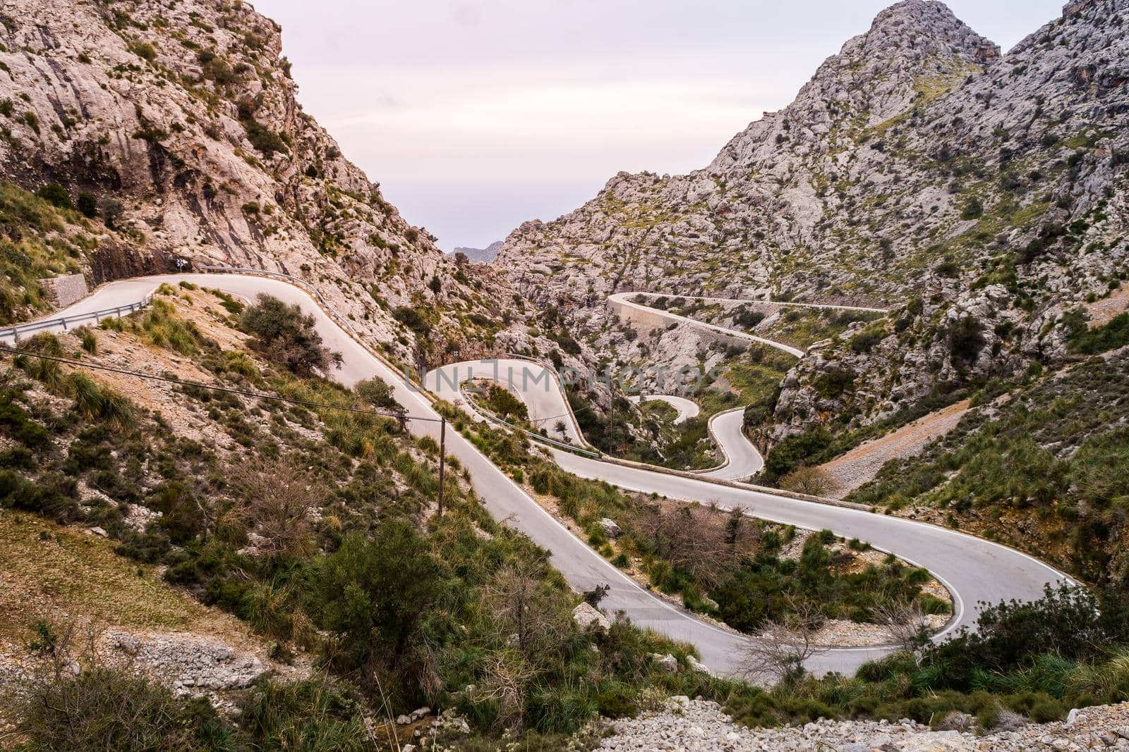 Street - Sa Calobra, Majorca by bildgigant