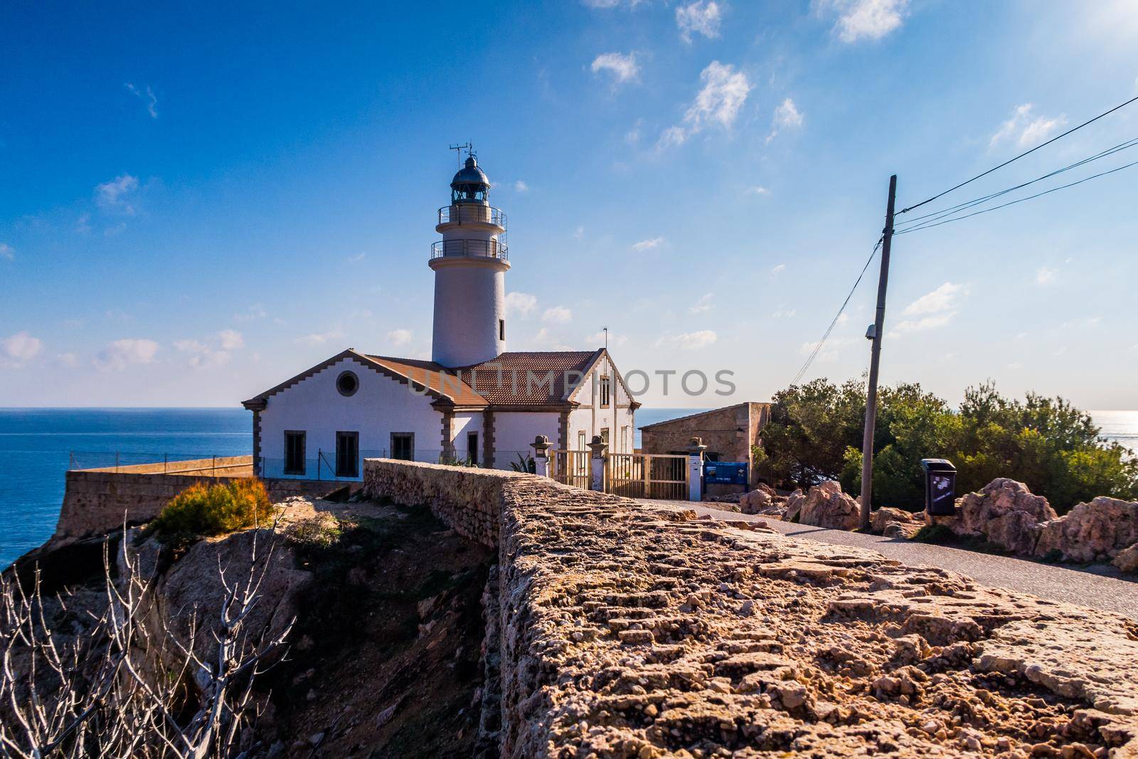 Lighthouse close to Cala Rajada, Majorca by bildgigant