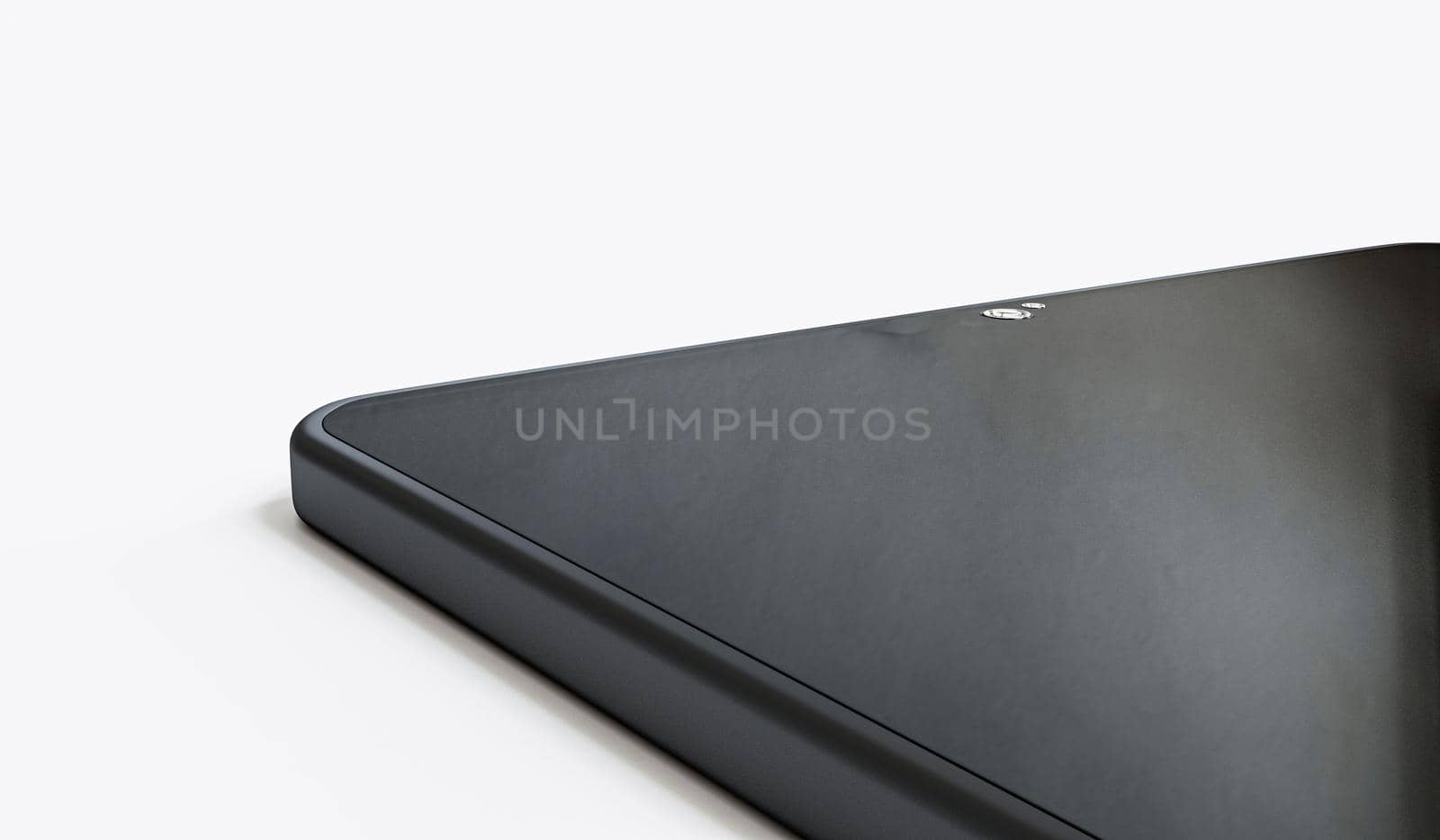tablet isolated on white background 3d illustration
