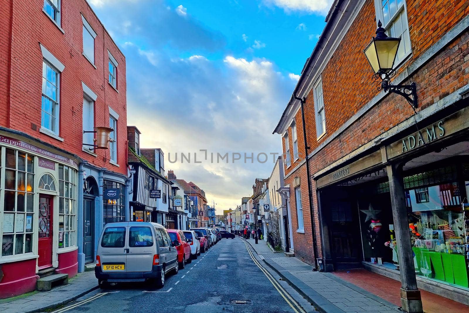 London, United Kingdom, February 4, 2022: beautiful small old houses in the city. by kip02kas