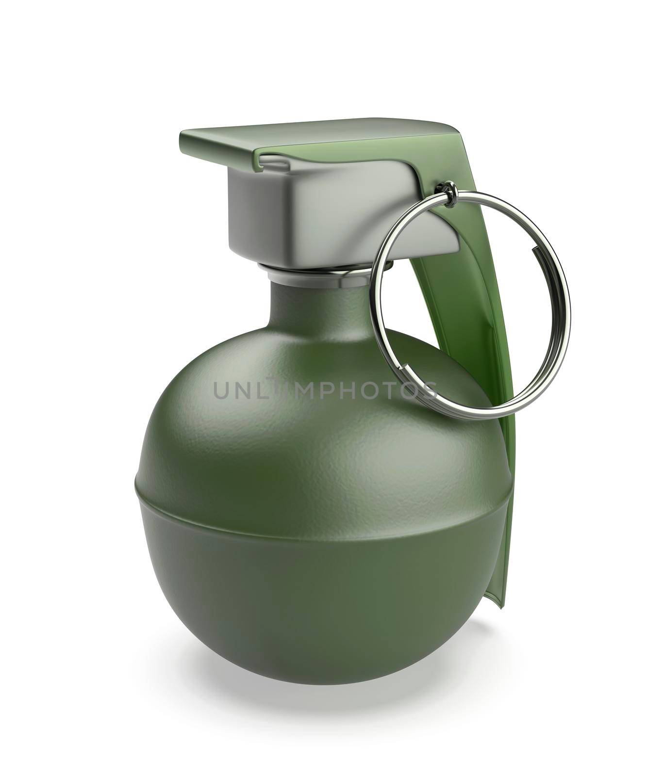 Green hand grenade by magraphics