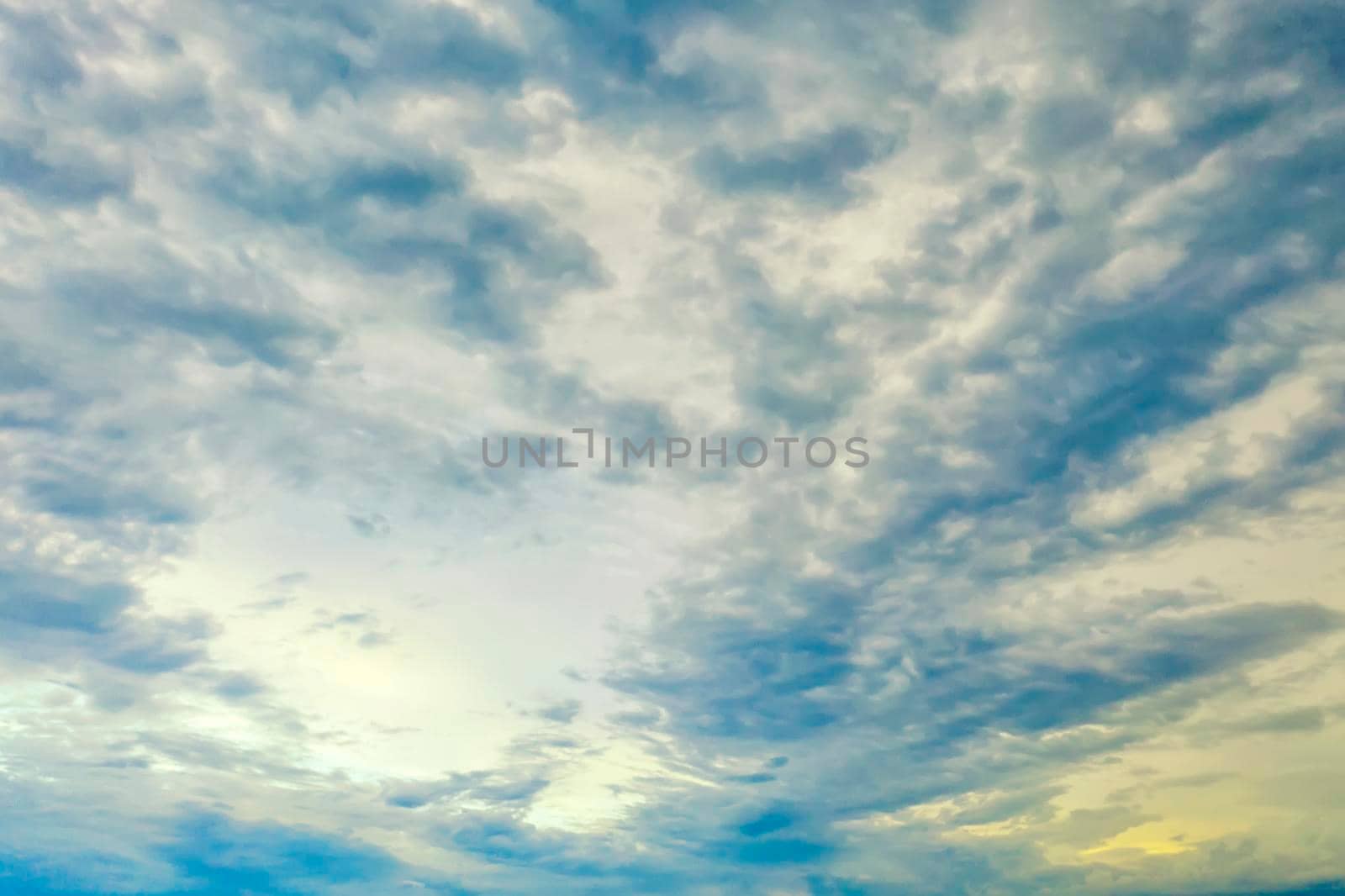 Beauty colorful clouds at the sky. Nature background