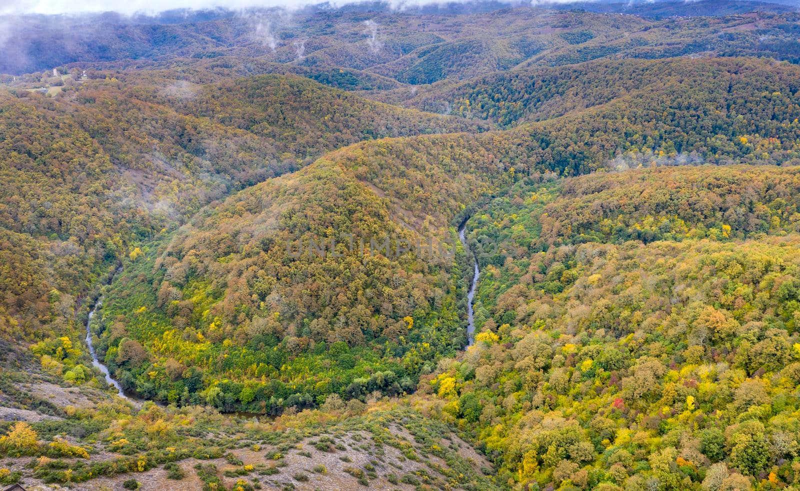 Big curve of river Veleka in Strandja mountain Bulgaria by EdVal