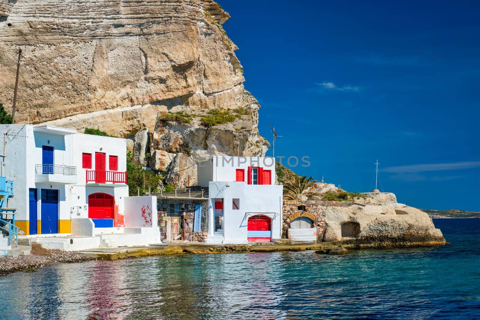 Greek fishing village Klima on Milos island in Greece by dimol