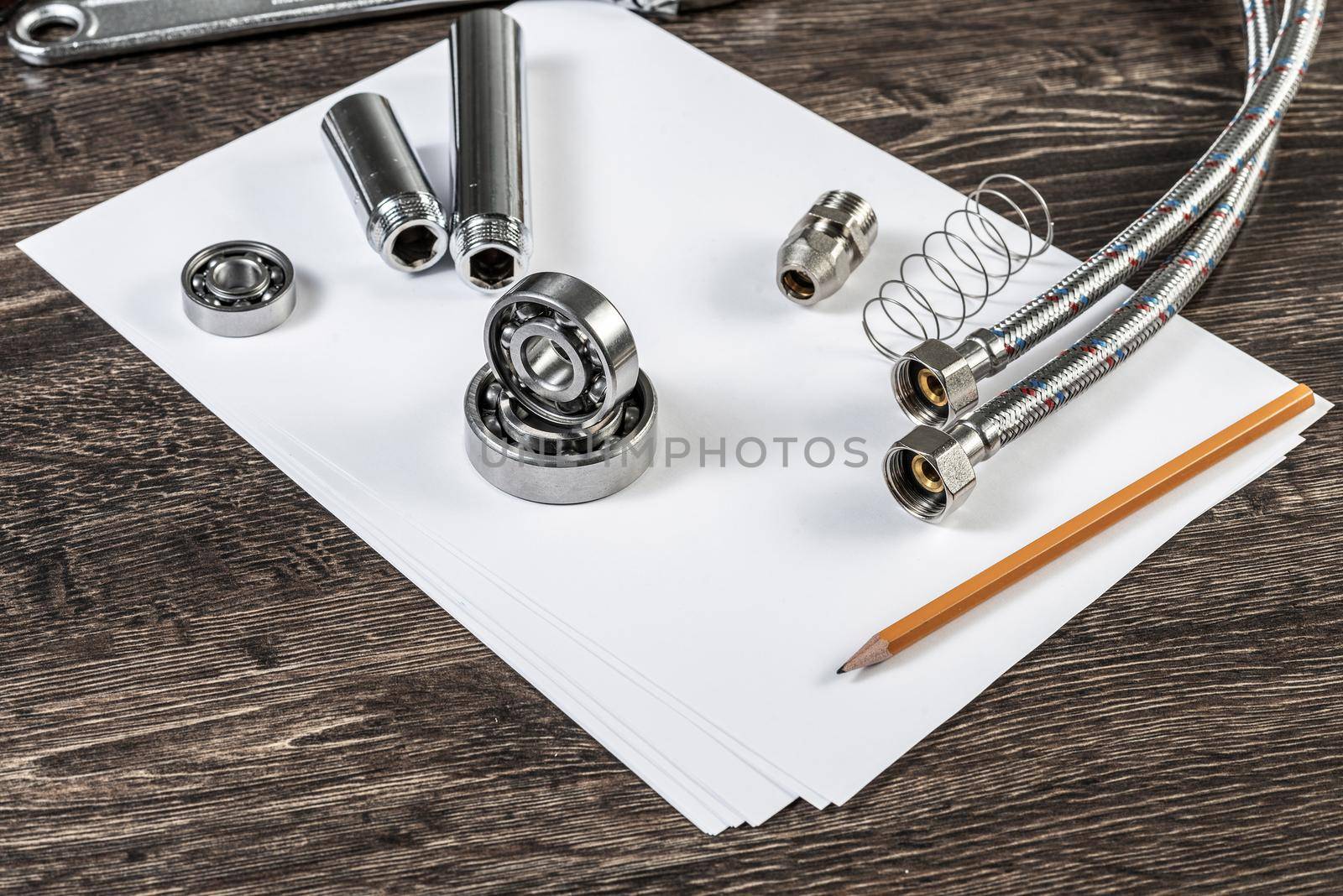 Plumbing pipeline and ball bearings by adam121