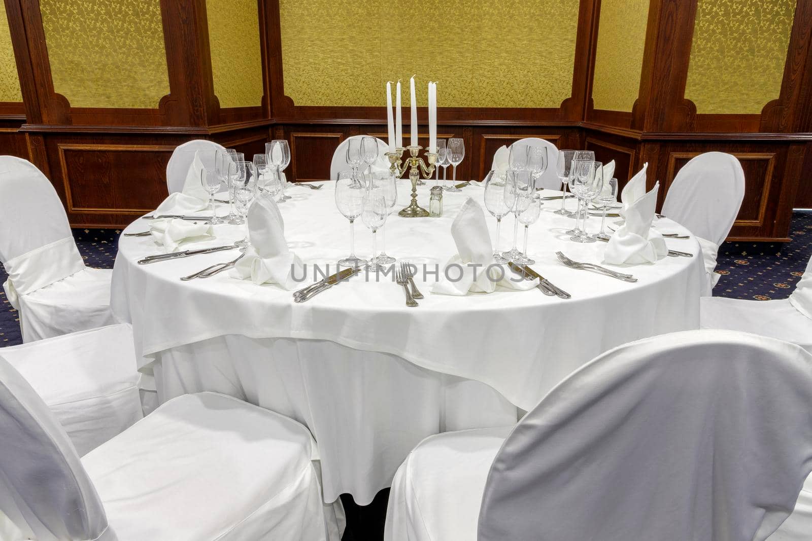 elegant table setting for a wedding, banquet, or a reception by EdVal