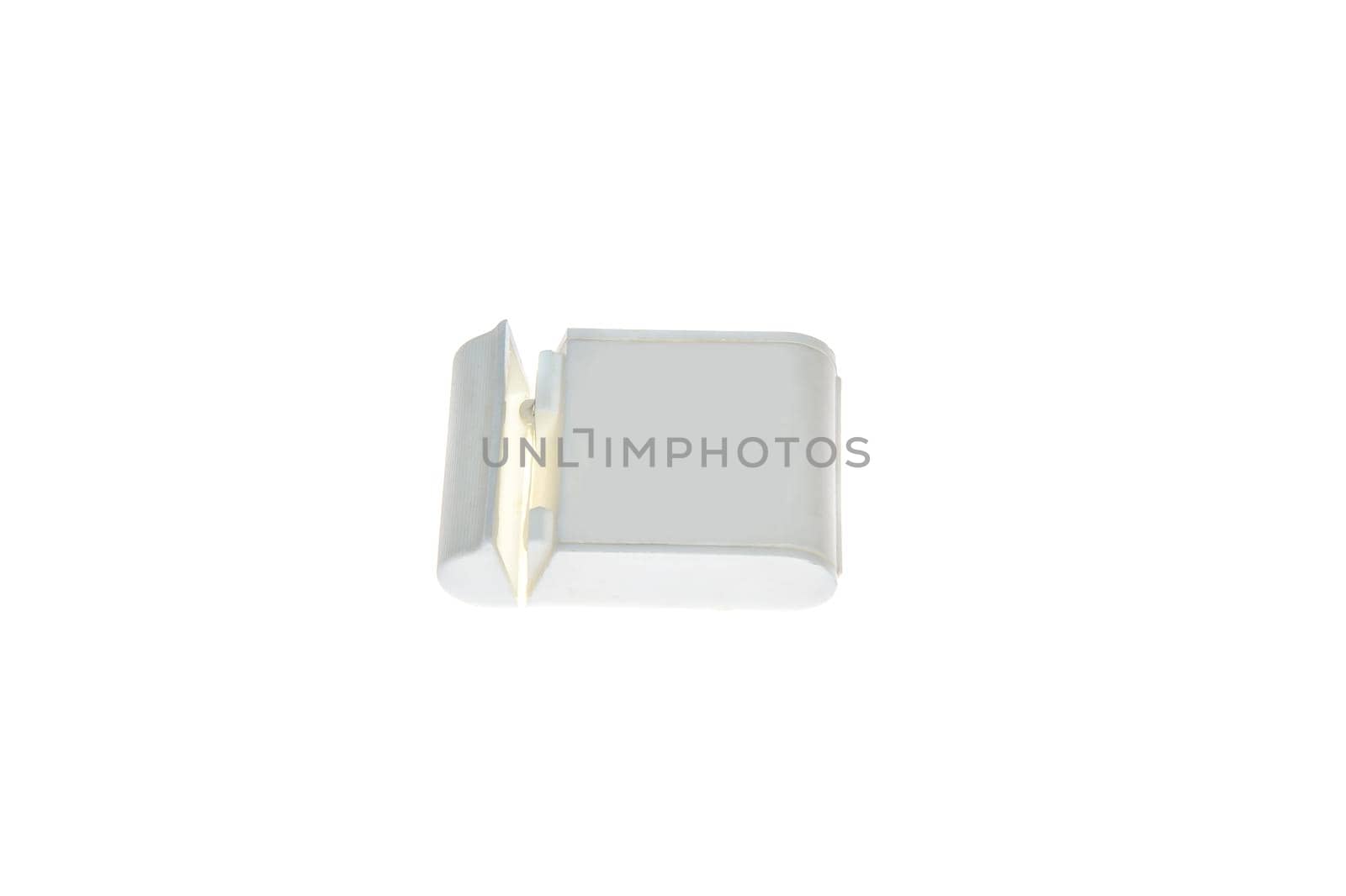 Dental Floss Hygiene Tool Box. Container With Floss Cord, Isolated on White by EdVal