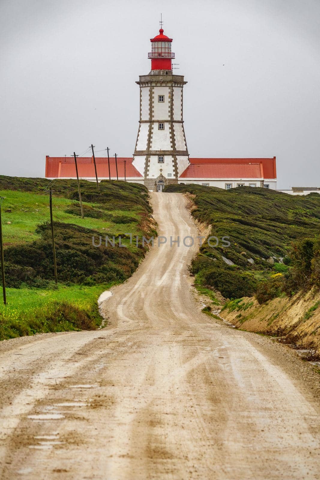 Cape Espichel lighthouse and track by FerradalFCG
