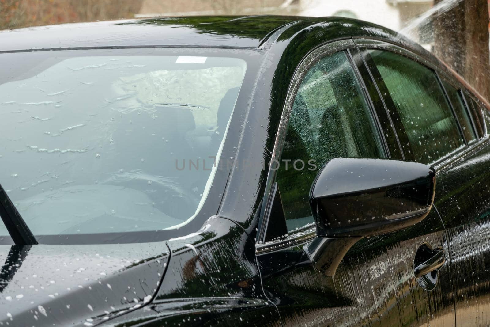 car wash cleaning and prepare for detailing