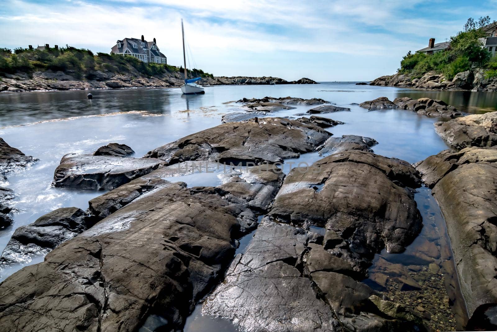 coastline near newport rhode island by digidreamgrafix